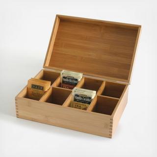 Bamboo 8-Section Tea Box