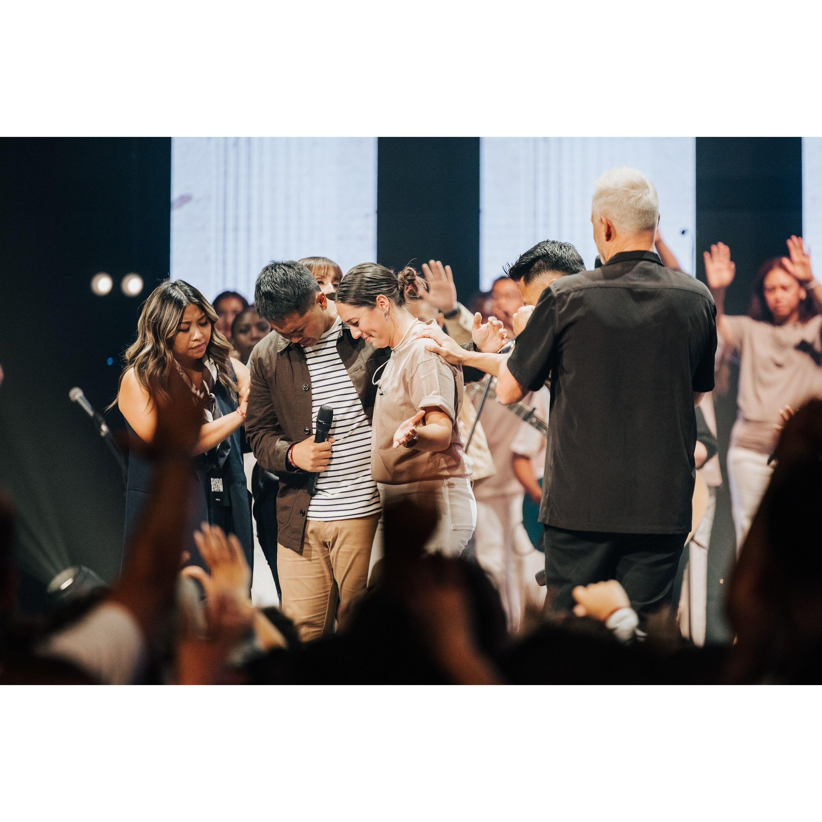 Prayer over us as a couple from our local and global pastors