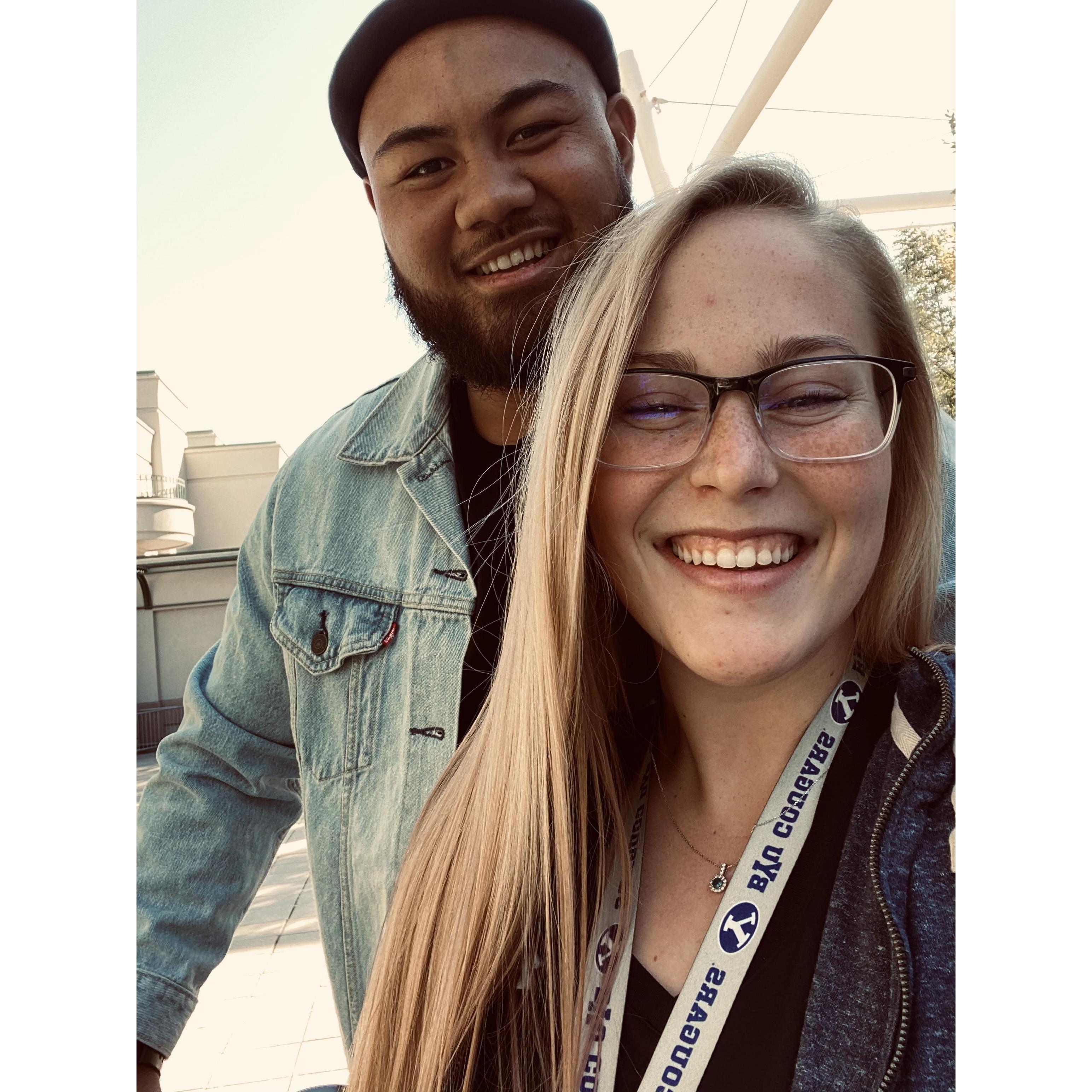 I was off at BYU and Patrick made plans to come see me one weekend in early October. Such a fun time (Also stressful because I had midterms, but he was amazing support).