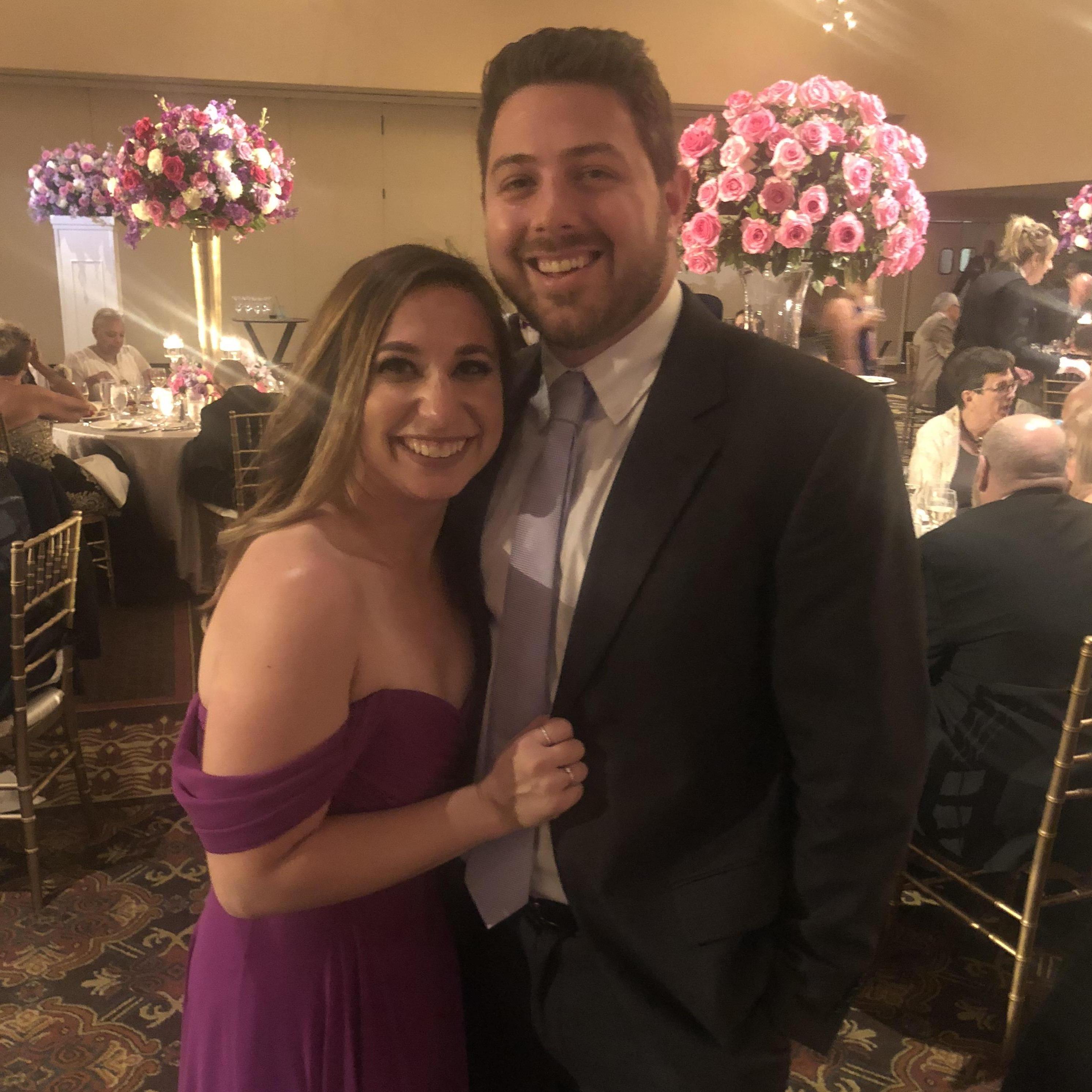 Our first picture together! Ashley Specter's Wedding August 2018