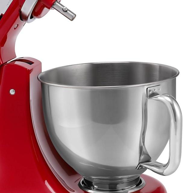 FavorKit Stainless Steel Bowl for KitchenAid 4.5 & 5.0 Quart Tilt-head Stand Mixers, Dishwasher Safe, Extra Mixing Attachment Replacement with KitchenAid Original Bowl
