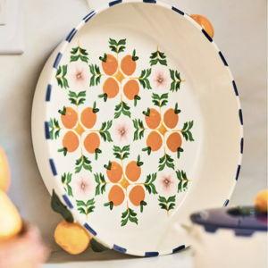 Valencia Stoneware Pie Dish