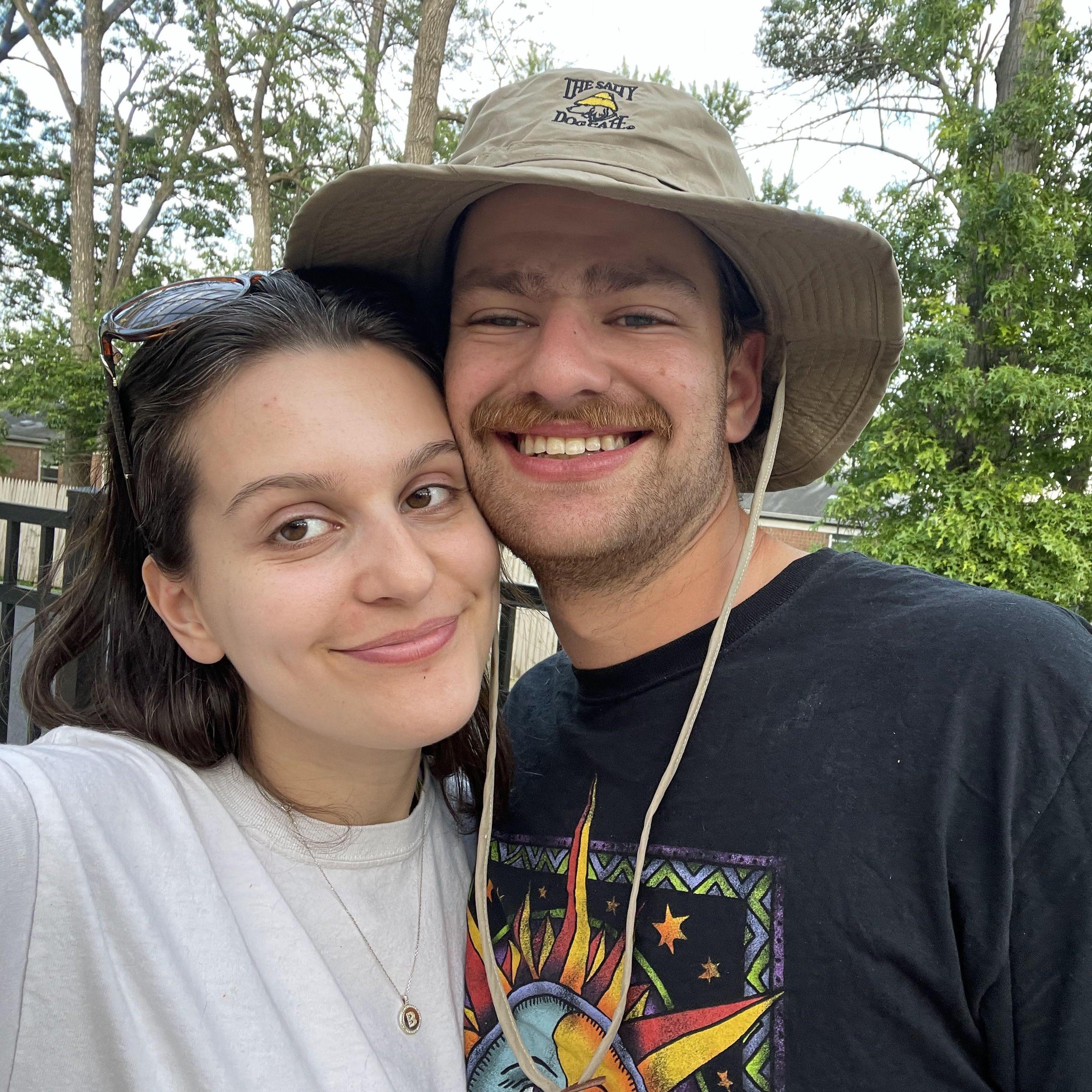 enjoying our first apartment together / plainfield / may 2023