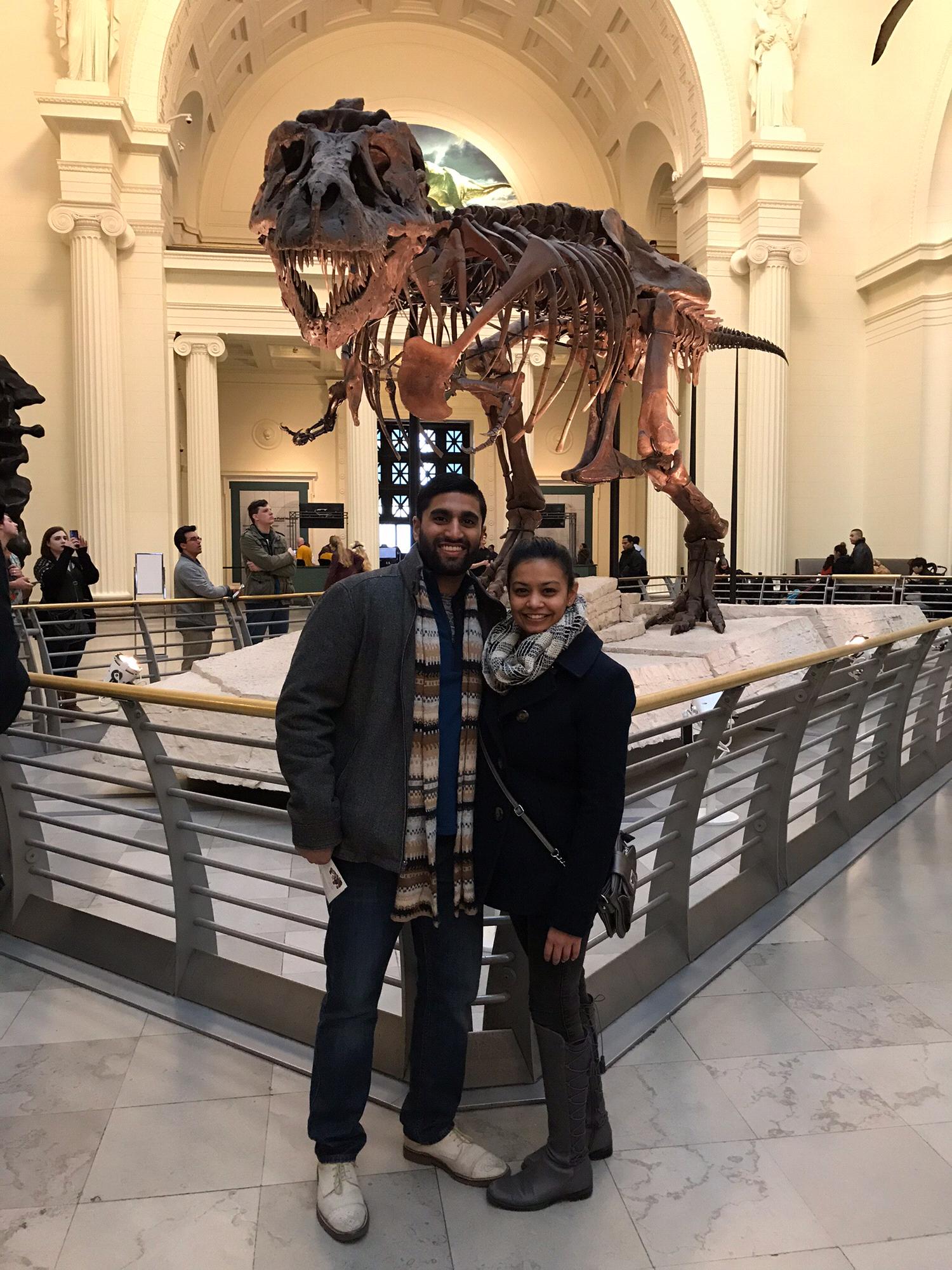 Obviously need a classic photo with the historic Sue at the Field Museum.