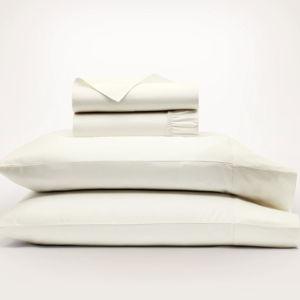 Signature Hemmed Sheet Set with King Cases | King, Cream