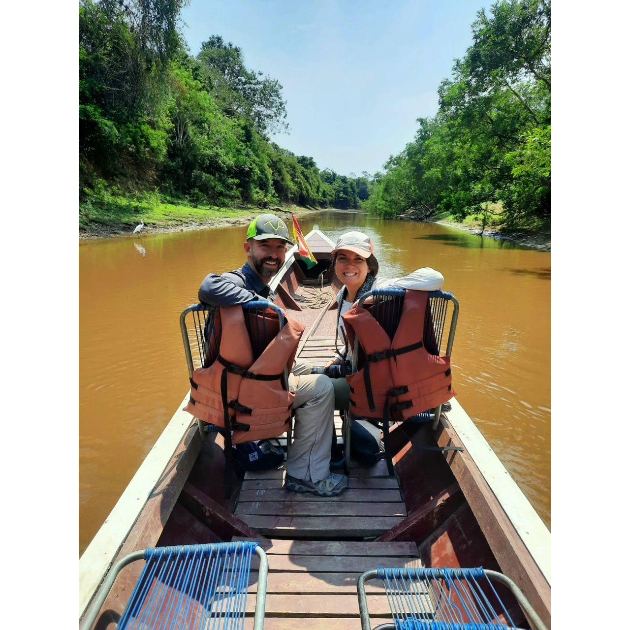 Boat ride in the Bolivian Amazon (Sept. 2023)