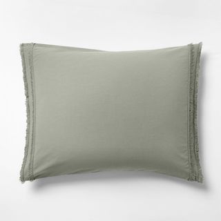 Organic Cotton Eyelash Fringe Pillow Sham