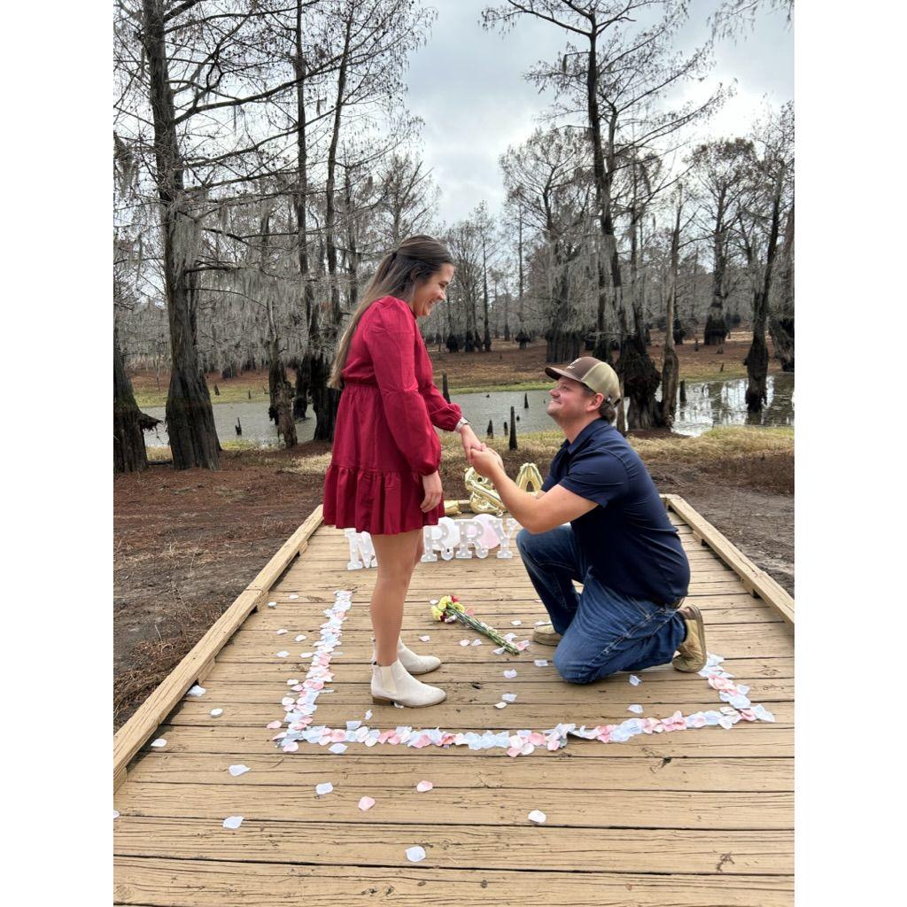 When he asked me to marry him.