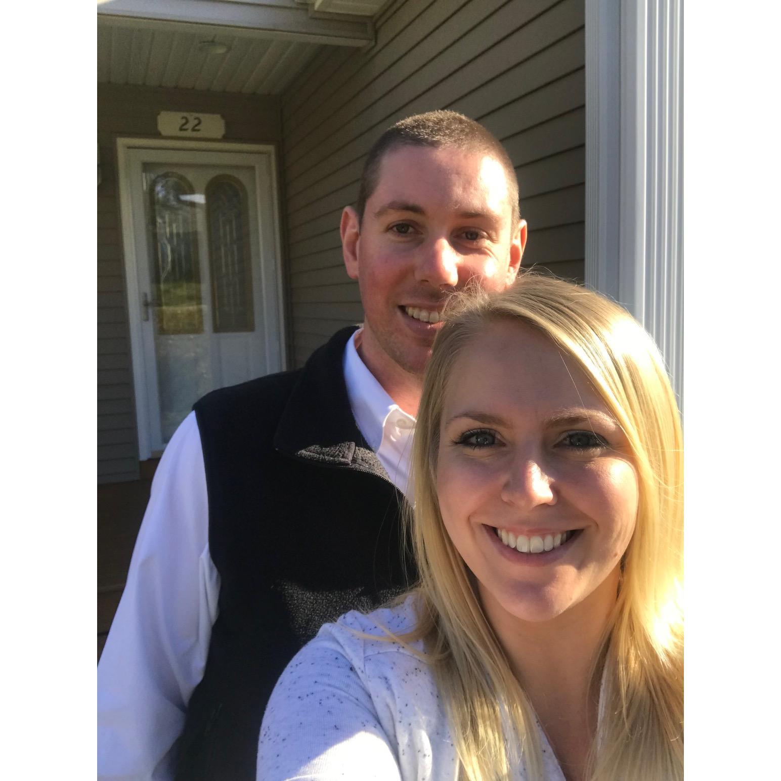 Closing day on our first home!