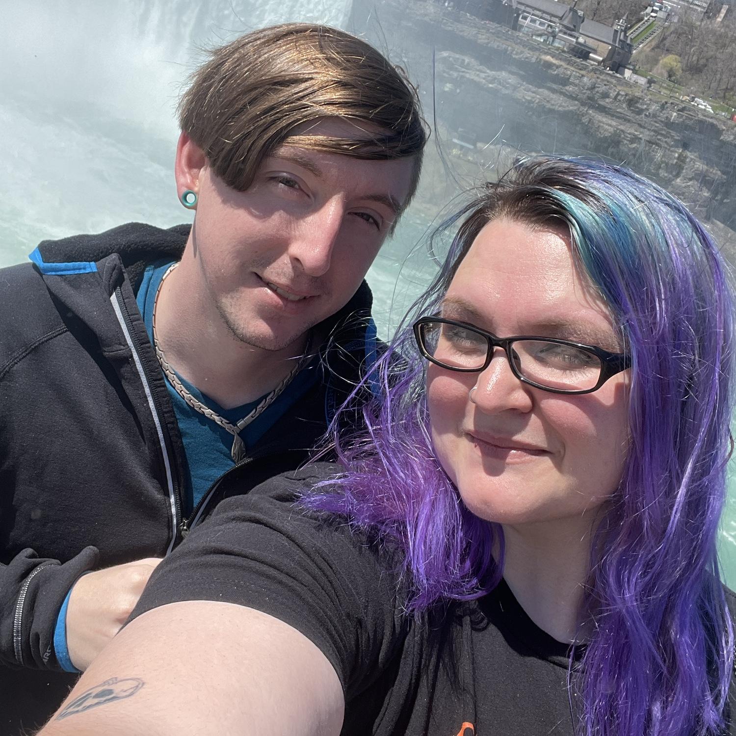 Us at Niagara Falls in NY.