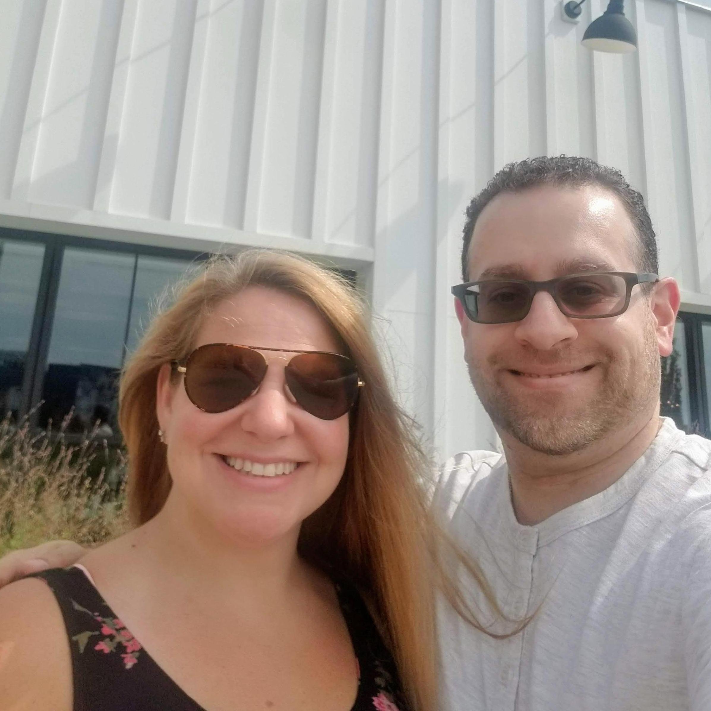 Our first photo! Brunch date at Small Batch, and everyone wanted to see who we were each dating.
