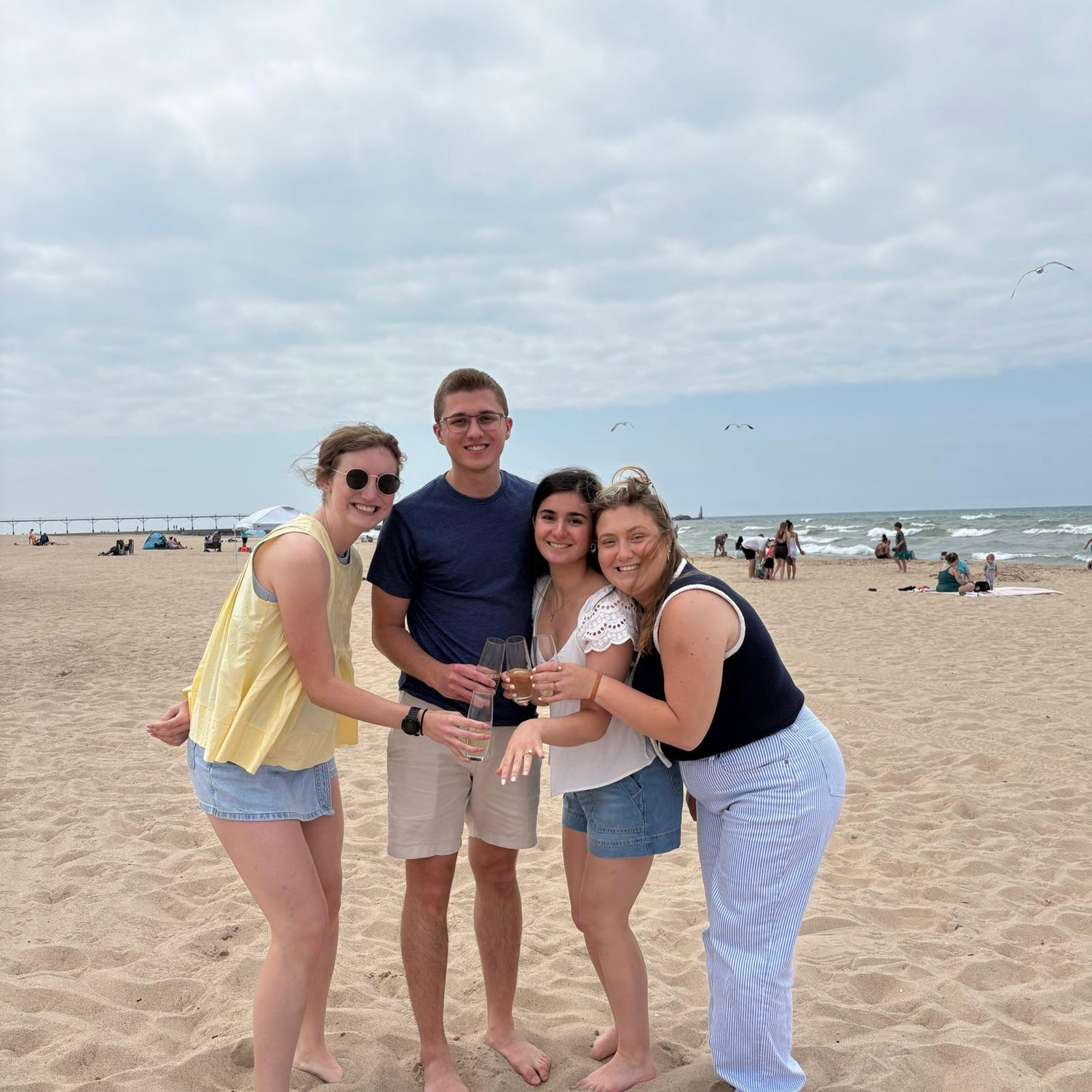 Kayla, Grace and Juliana were already planning on meeting up the day after Dom and Juliana's anniversary. Minutes after they found out about the engagement, they started planning a picnic to celebrate!