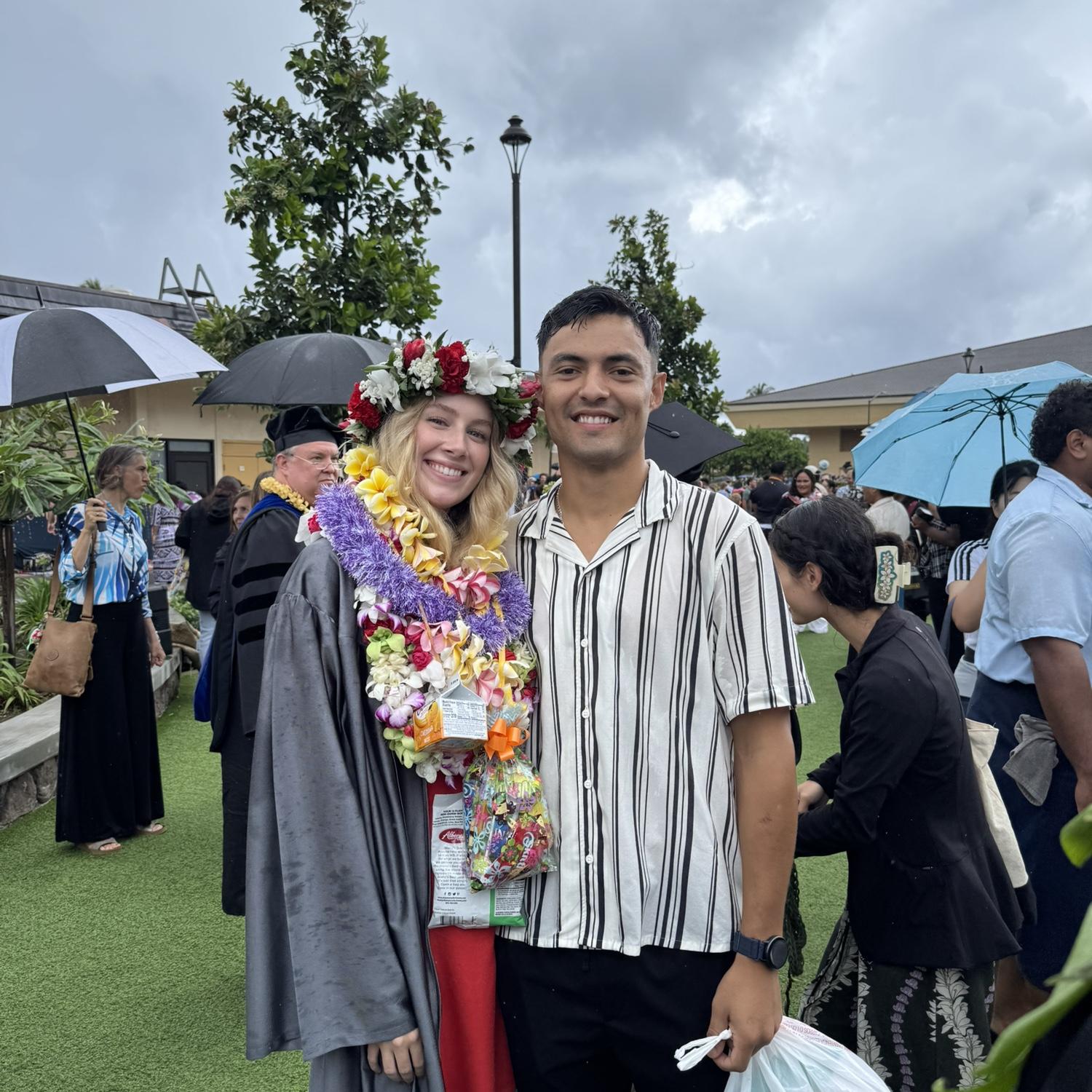 beautiful and smart? 
Lizzie graduated from BYU-Hawaii with her Assosiates Degree.