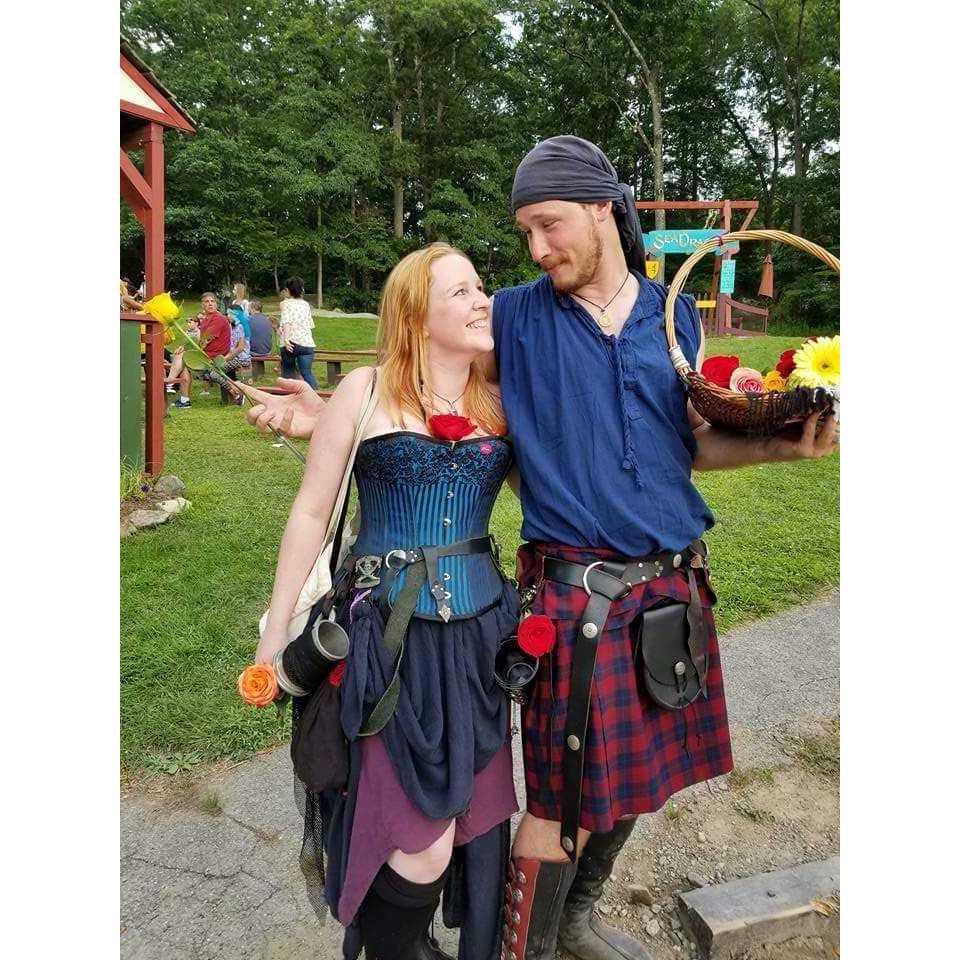 Our first photo together at NYRF