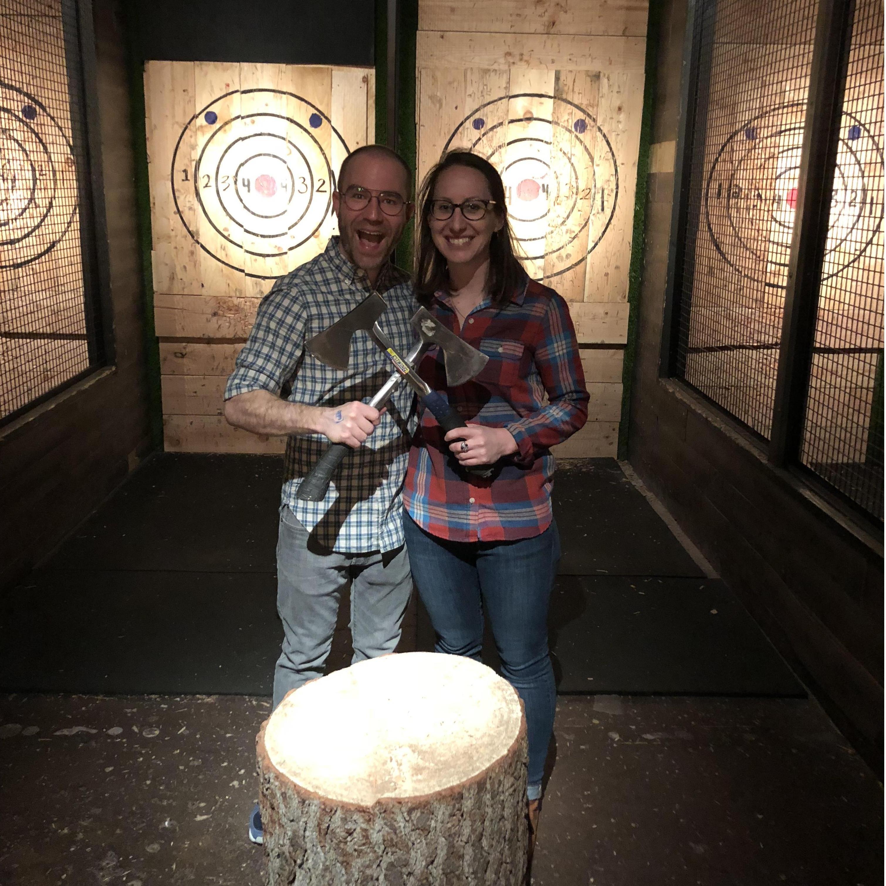 We're Brooklynites, which means we believe in gun control and unregulated axes
