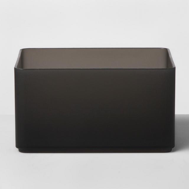 Medium Plastic Bathroom Tray Black - Made By Design™