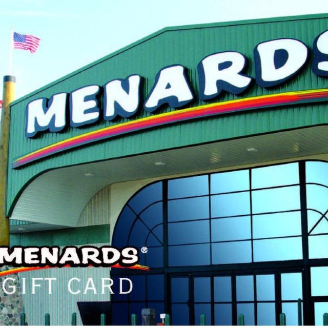 Menards gift card