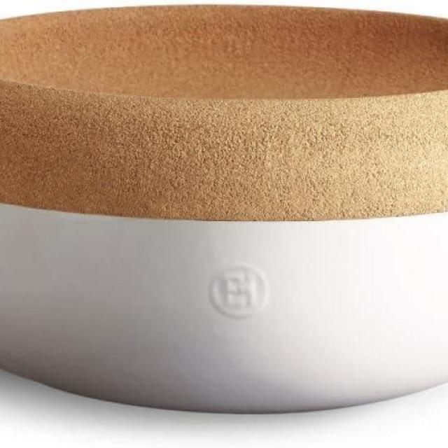 Emile Henry Large Food Storage Bowl, 14.1 inch, Clay