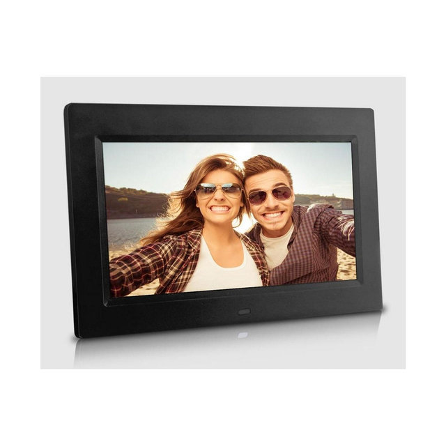 Sungale 10 inch Digital Photo Frame, Black, 1024x600 - USB & SD card Support