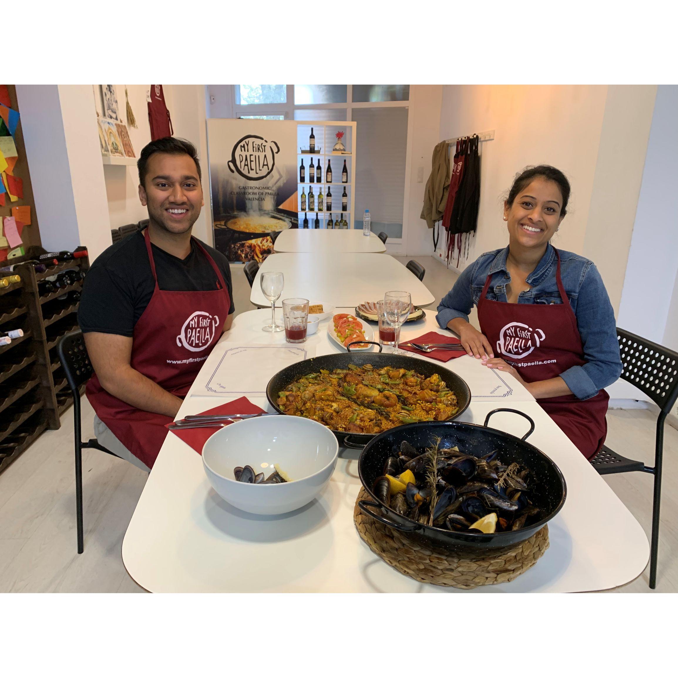 Paella cooking class in Valencia