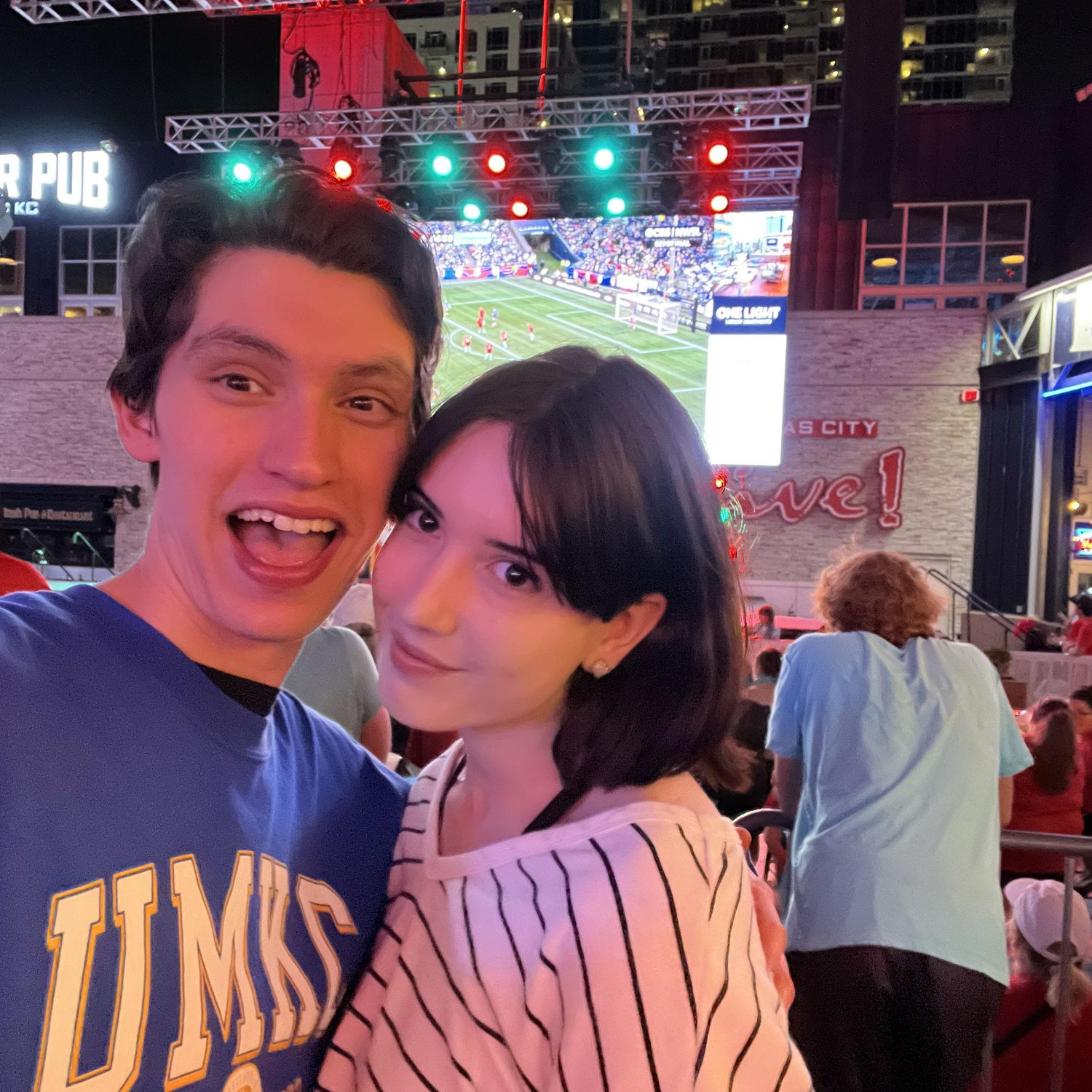 Margo and William at Power and Light