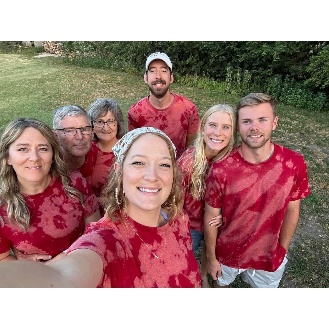 Micah's first time partaking in a classic KendenHoek holiday!