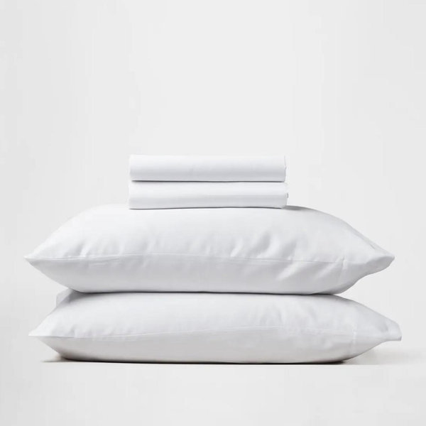 Egyptian Cotton Sheet Set - QUEEN - WHITE