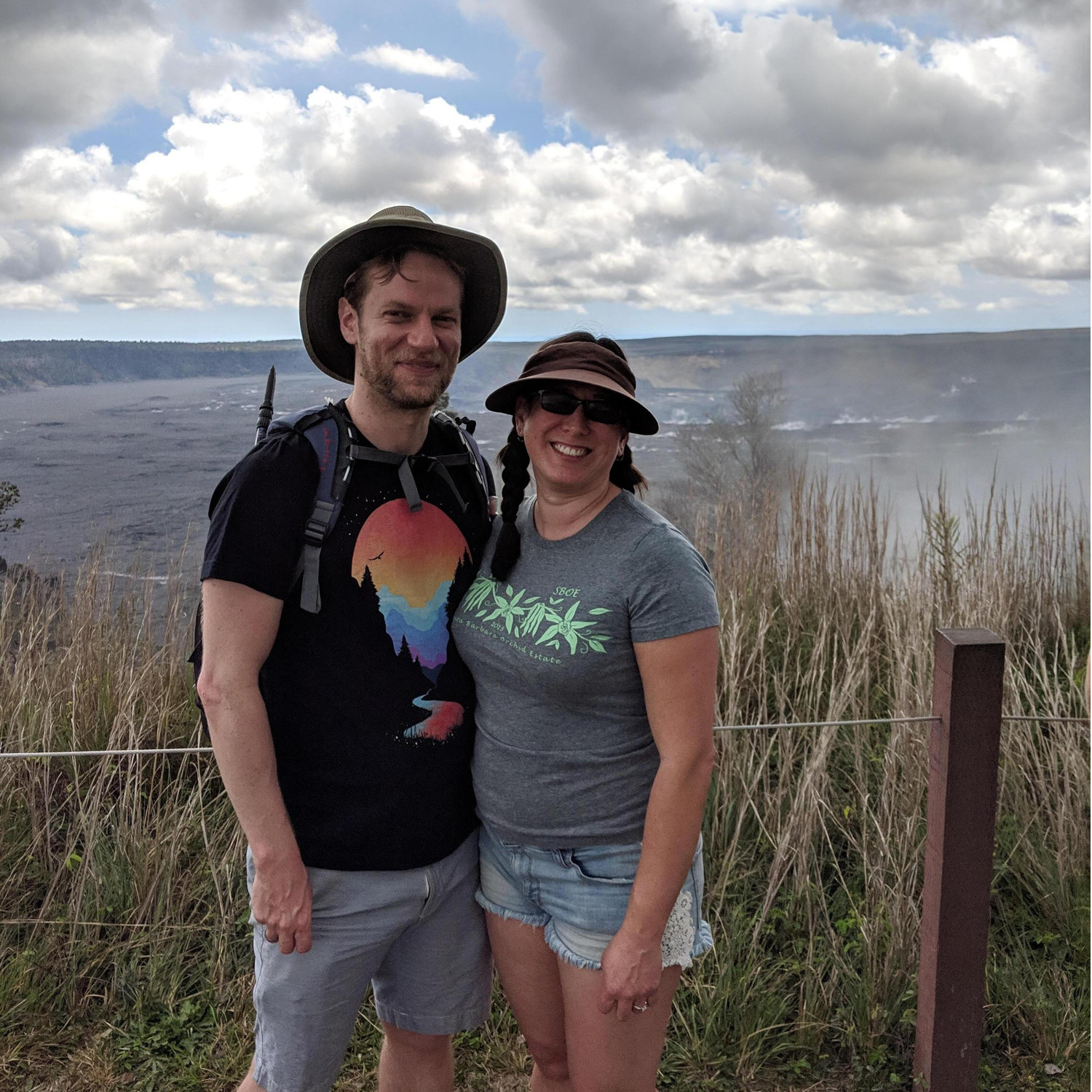 Yes, that's steam rising up in the background. Sometimes things get hot when we're together.