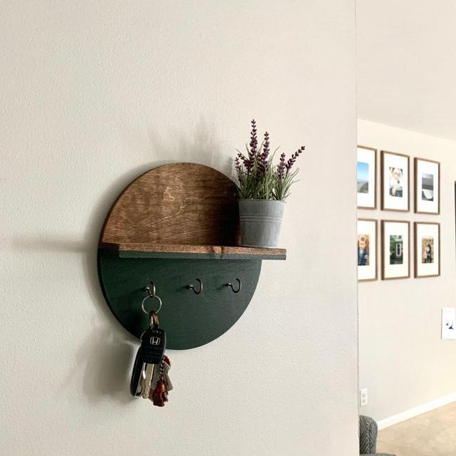 Key Hooks & Shelf