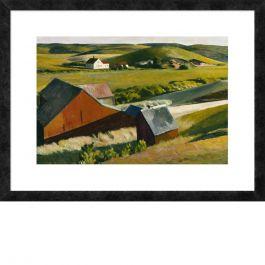 Edward Hopper (Cobb's Barn), medium (18.7 x 26 in.) print, framed