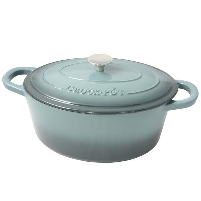 Rachael Ray 4qt Enameled Cast Iron 3-in-1 Dutch Oven Skillet Saute Combo  Gray : Target