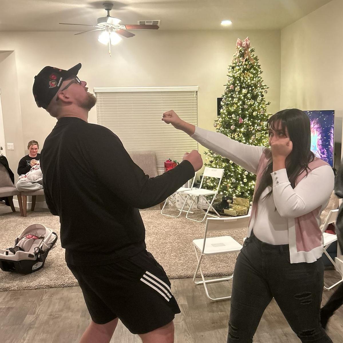 Fighting under the mistletoe
