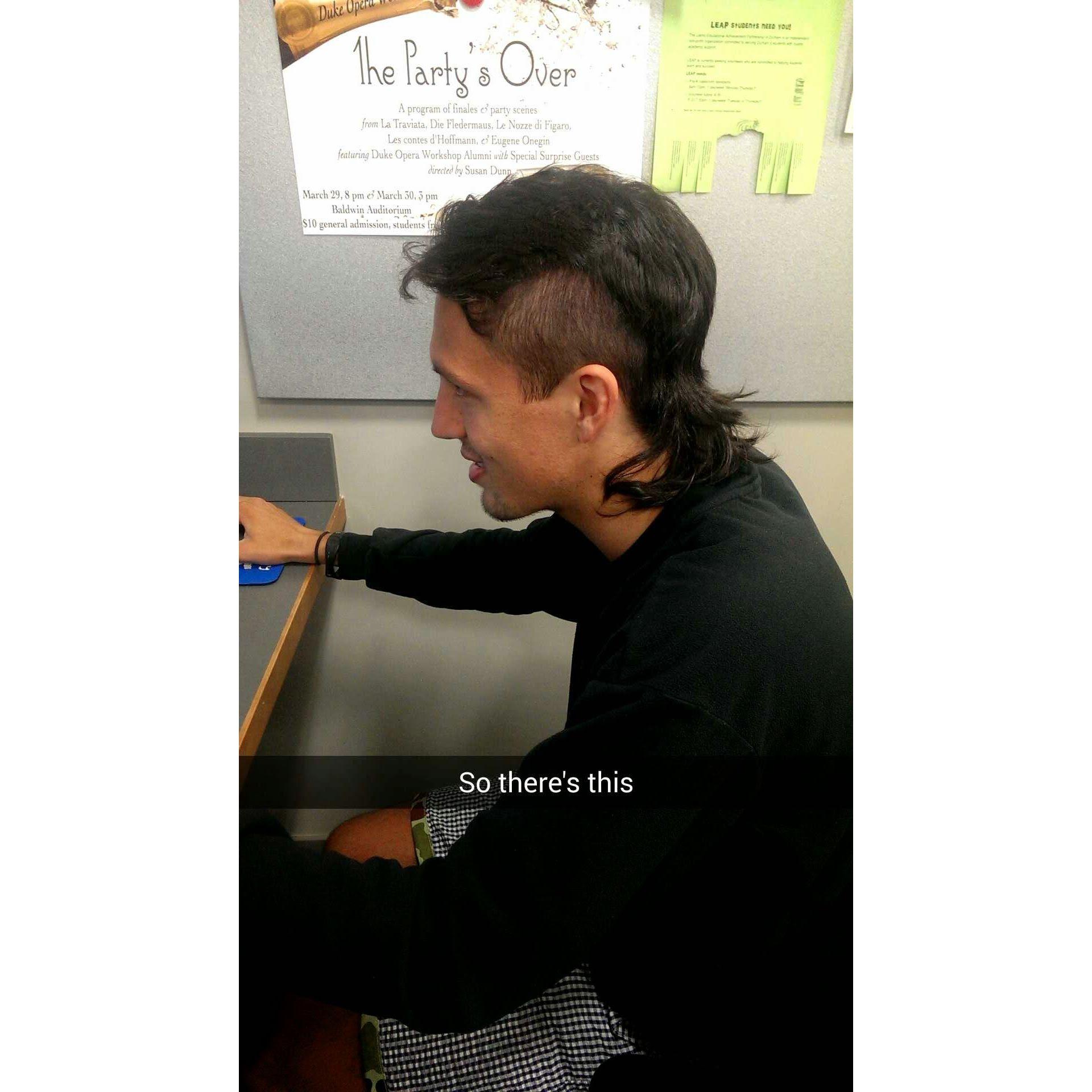 Christian's Mullet, Spring 2014