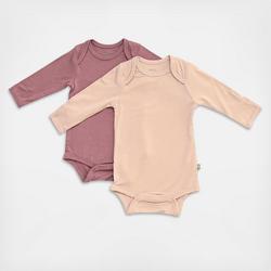 Kyte Baby Baby Long Sleeve Bodysuit, Set of 2