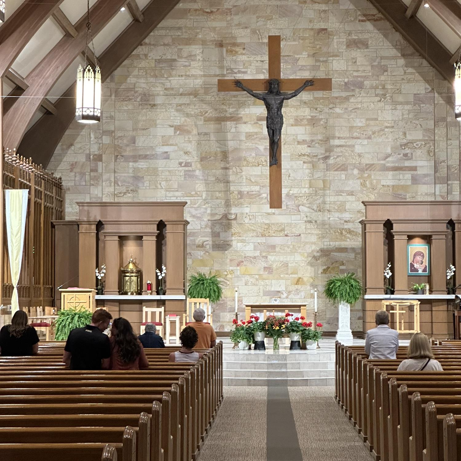 Mass after the proposal (captured by our wonderful friend Roarke)
