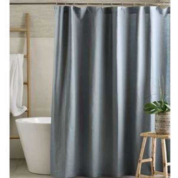 Shower Curtain (Dusty Blue) | Quince