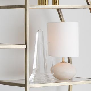 Alabaster Mini Orb Lamp