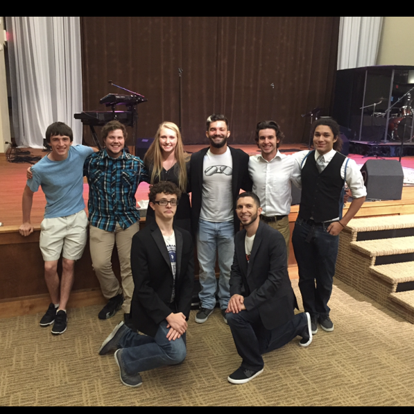 The youth worship band.