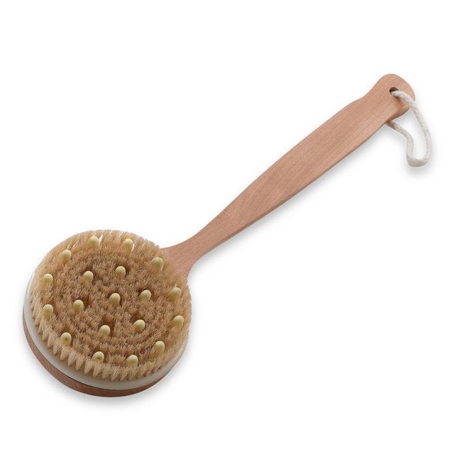 Dual Function Back Brush and Massager