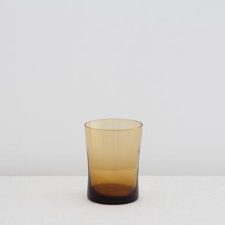 Amber Curved Wine Glass 4-Piece Set