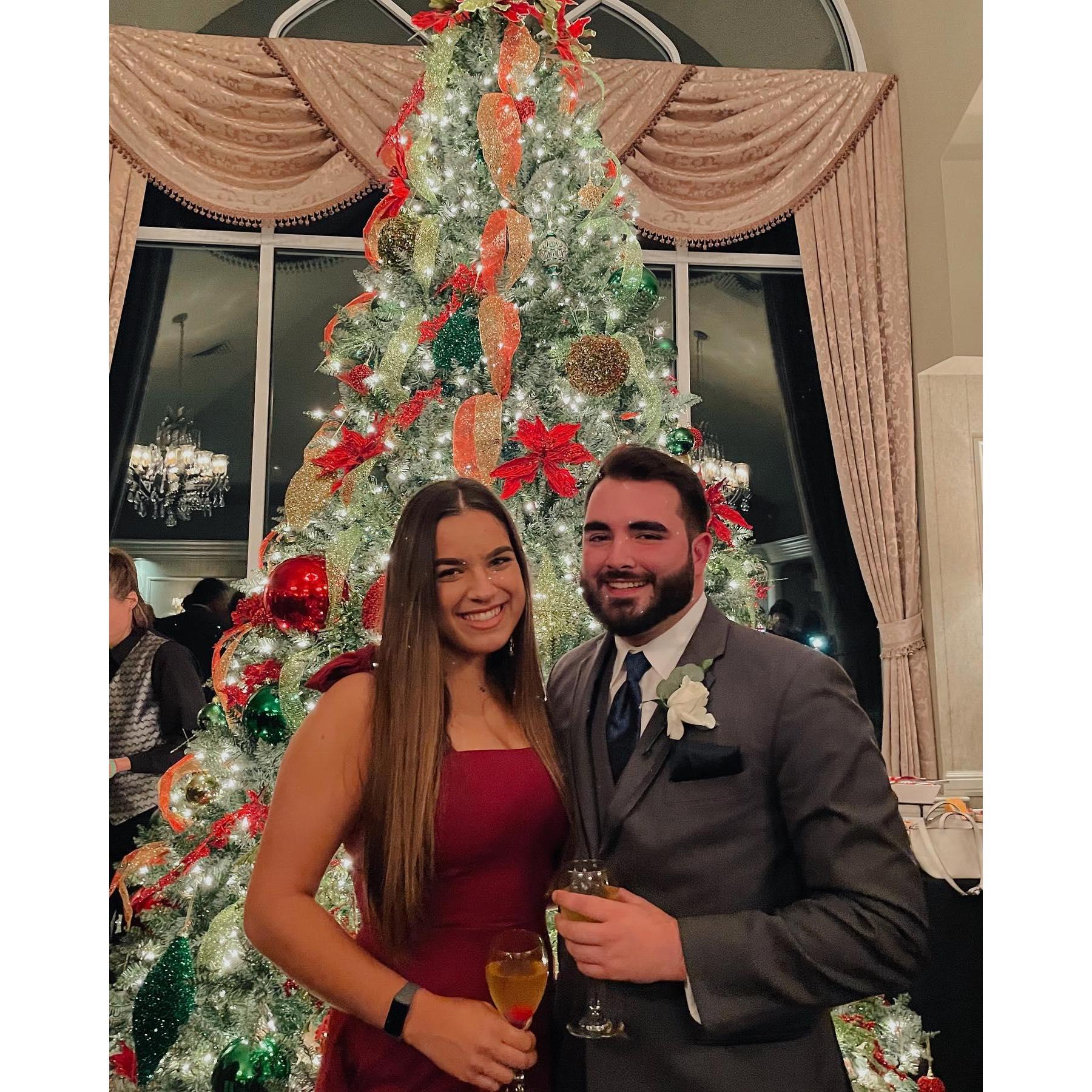 David and Allison's wedding, December 2021