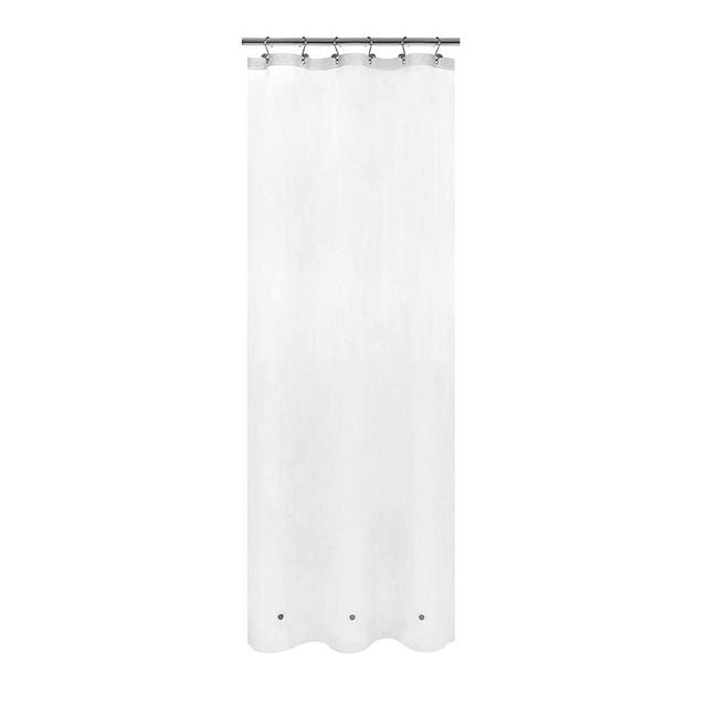 Frosted Stall Shower Curtain Liner with 3 Magnets - 36" x 72", Waterproof PEVA Shower Liner for Small Bathroom Stall, PVC Free, Metal Grommets - Frost, 36X72