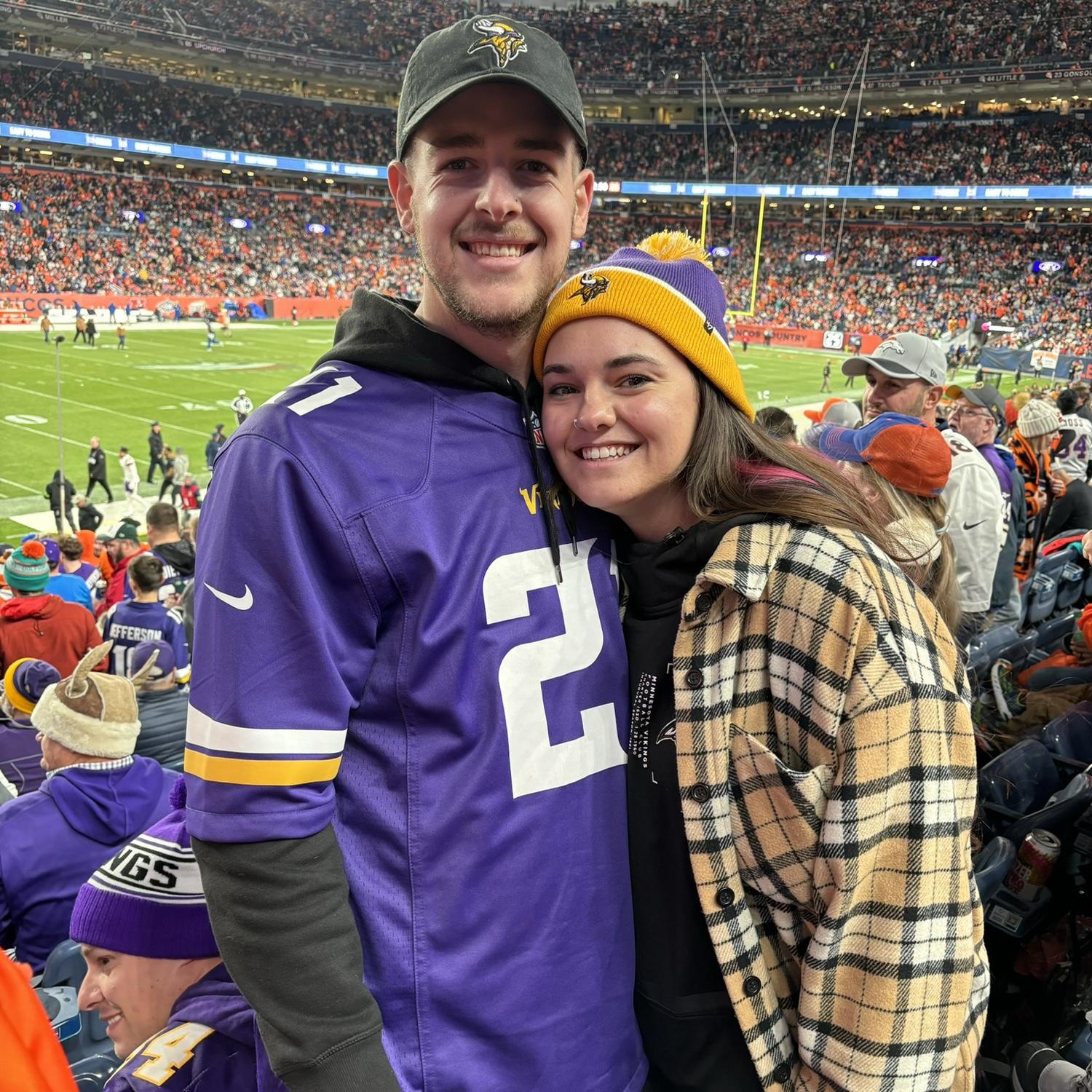 We love to go see our favorite football team together #skol