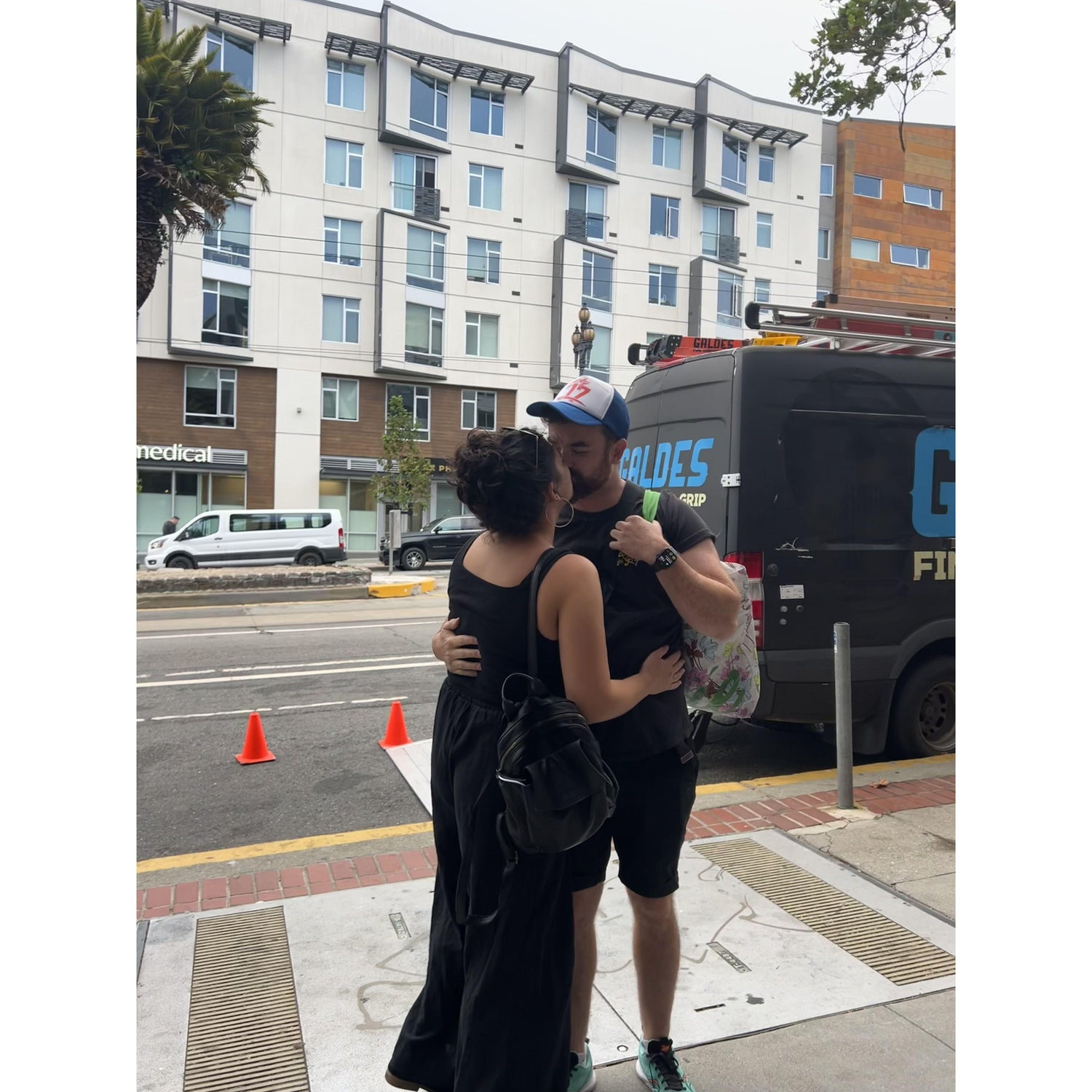 Core memory! A few weeks into dating, David went on tour with a Redding based band, Gable Price and Friends. Chloe decided to visit him during their San Francisco show!