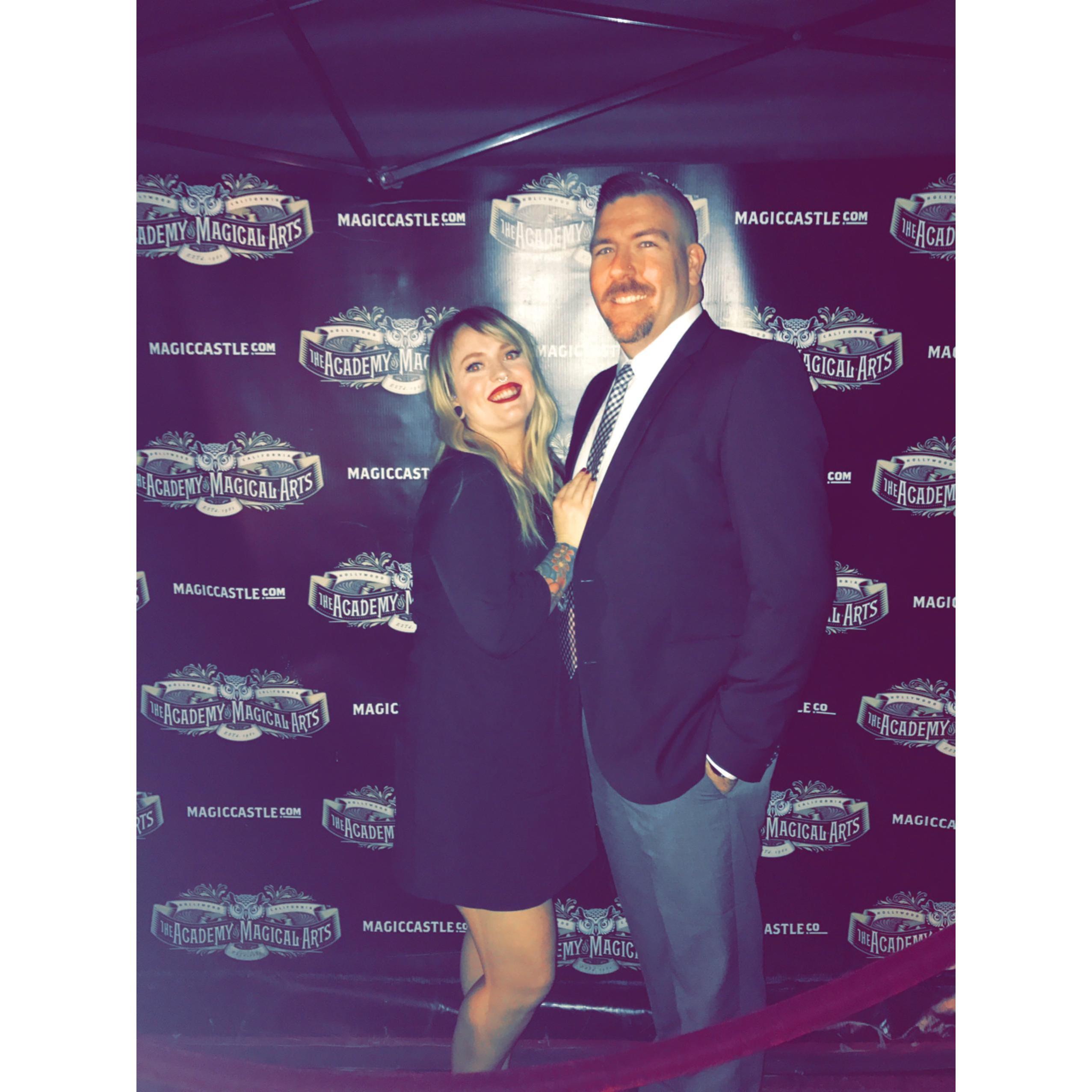 Big date night to the Magic Castle. Amazing firsts for the both of us!
