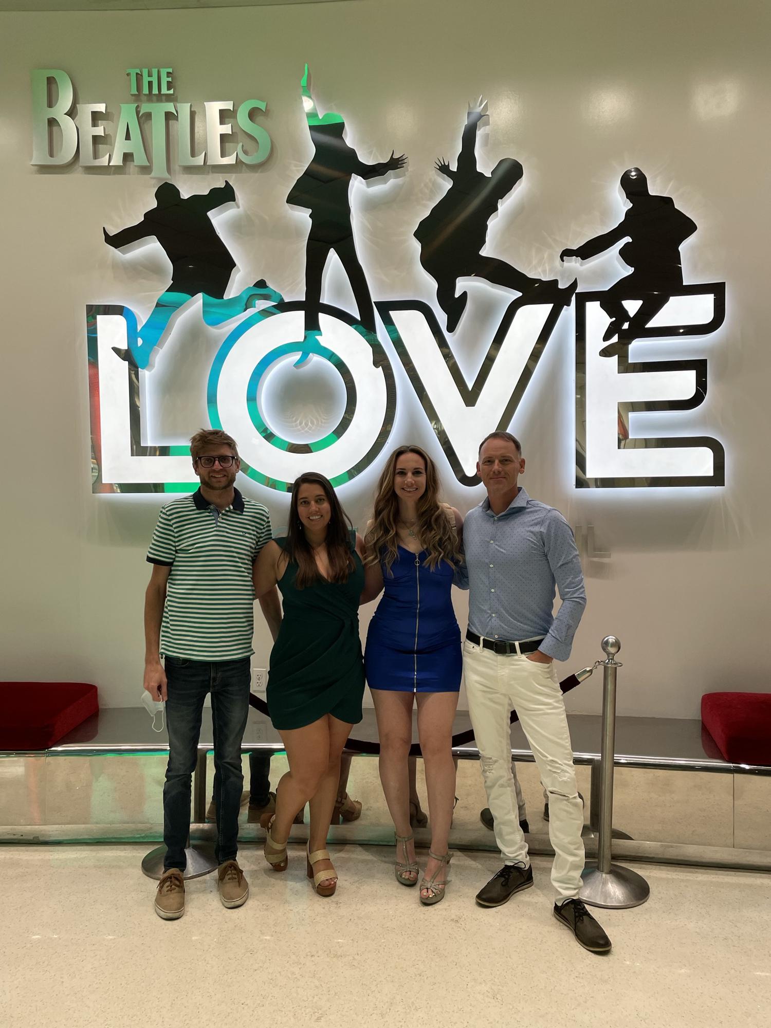 Sept 2021 - Circ du solei with good friends, Alison and John