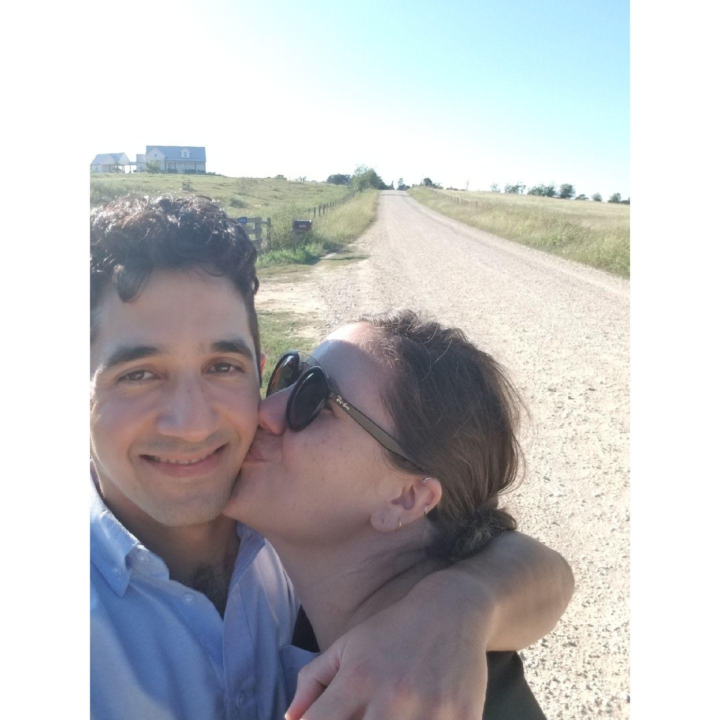 The hard launch; our first 'official' couple photo during Francisco's country birthday weekend, October 2021.