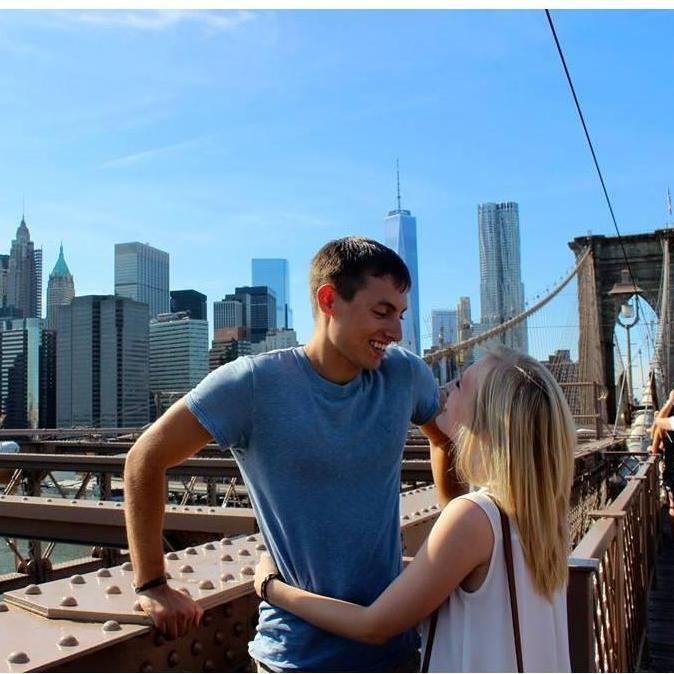 Our longest time apart - when Cait moves to the city for Marist in Manhattan (2014). Photo Cred: Anny Spano.