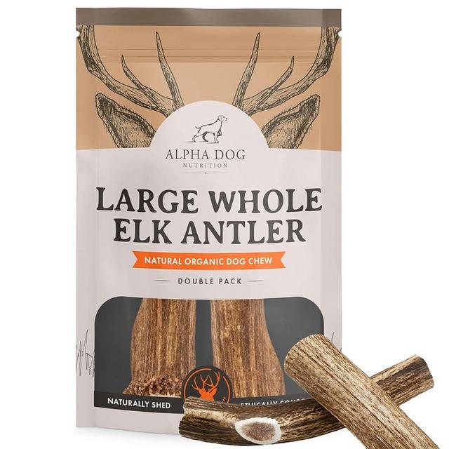 Alpha Dog Nutrition Elk Antler Chews (Large, Whole)