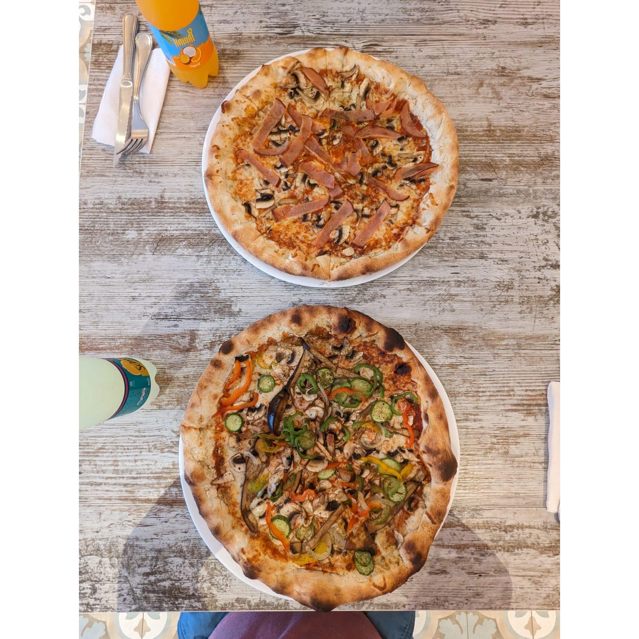 Pizza magic in Rabat
